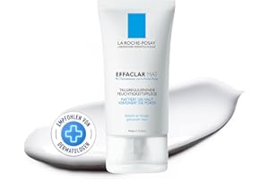 ‎LA ROCHE-POSAY La Roche Posay Mattierende Feuchtigkeitspflege für fettige, unreine und zu Akne neigende Haut, Talgregulierend und porenverfeinernd, Mit LHA und Thermalwasser, Effaclar Mat, 40 ml