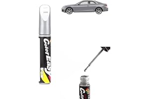 TUKNON Stylo Retouche Peinture,Stylo Retouche Voiture,Stylo Réparation des Rayures Auto,Rayures Réparation De Peinture,Anti Rayure pour Carrosserie Moto Voiture (Argent)