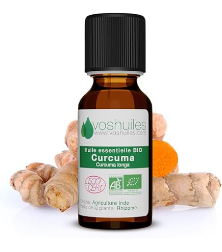 Huile Essentielle De Curcuma Pure Et Naturelle – 10 Ml, Origine France, Sans Marque