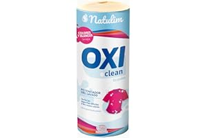 Natulim Oxi Clean - Polvo Quitamanchas ECO - Potenciador de Lavado Sin Lejia - Colores más vivos en la Ropa - Potente y Respetuoso con el Medio Ambiente - Elimina malos olores 500gr
