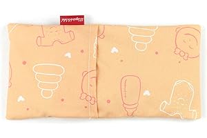 EL SAQUITO DE LA SALUD Thermal Baby Seed Bag, Heats in the Microwave and Helps Relieve Infant Colic Pain in Babies with Washable Cover (Yellow)