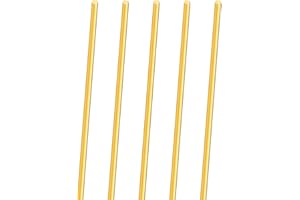 5PCS 2mm Messingstab,iMeistek 300mm Länge Messing solide Runde Stange Stifte für Drehbank Bar Stock,DIY Crafts