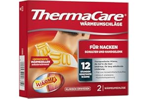 ‎THERMACARE ThermaCare Nacken, 2 Stück, Wärmepflaster für Nacken, Schulter und Handgelenk, wirksam Nackenschmerzen lindern, Originalware von Angelini Pharma Deutschland
