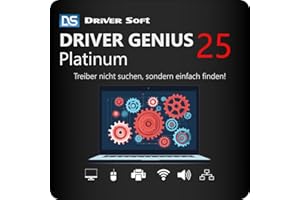 DRIVER-SOFT Driver Genius 25 Platinum - Automatische Treiber-Updates & PC-Optimierung für Windows-PCs | Platinum | 3 Gerät | 1 Benutzer | 1 Jahr | PC Aktivierungscode per Email