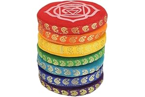 PANOTOPHIA Klangschalenkissen 7 Chakren - 9.5 cm