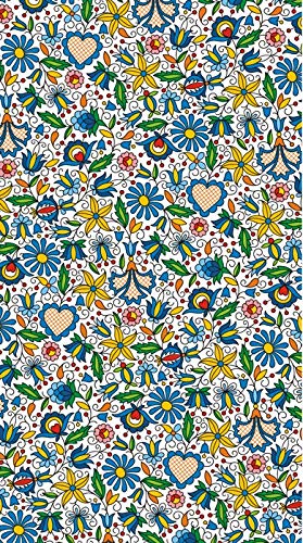 Preisvergleich Produktbild Handtuch Folk MIT BLUMEN ! TOP ! BUNT !70x 140