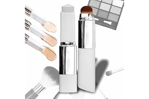 REGAPOG Stick De Fond De Teint Changeant De Couleur Avec Pinceau, CrèMe Hydratante LéGèRe Et Couvrante Avec Brosse, Stick Fond De Teint à Effet Changeant, BâTon CrèMe Adapté à Tous Les Types De Peau (Naturel)