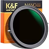 K&F Concept - 2 en 1 Filtro Polarizador 55mm y Filtro ND Variable 55mm Slim ND2-ND32 MRC para Cámara Lente NO X Spot con Fund