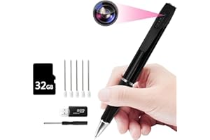 TANGMI Mini Body Kamera,1080P HD Body Cam, Tragbare Body Kamera Mit 32GB Speicherkarte (Kein Geräusch)