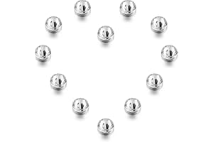 CHIC DIARY 12PCS Veil Magnetic Weights Pearls 0.4 Inch Bridal Wedding Veil Weights with Rhinestone for Brooch Wedding, Silver