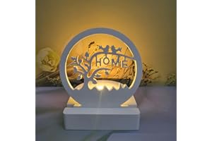 TREABEAR Stampi Candele Silicone con Le Lettere Home, Tree of Life Candle Silicone Molds, Stampi per Candele, Kit Candele Fai Da Te,Stampo per Portacandele In Silicone 3d,Stampi per Colata In Silicone