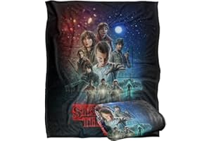 Stranger Things SEASON ONE Silky Touch Super Soft Throw Blanket 152 x 127 cm