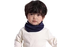 MAKFORT Kinder Schal Loop Schlauchschal Baumwolle Baby Schals Halstuch Kinder Nackenwärmer Kids Multifunktionstuch für Winter, Frühling, Herbst