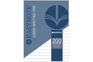 Just stationery 200 Sheets Lined Duke Pad, 3254, White