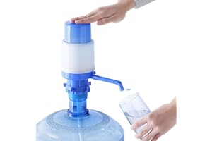 ATLDMPHIC Water Bottles Pump, 5 Gallon Chillers Water Fountains Manual Hand Pressure Drinking Fountain Pressure Pump Water Press Pump Water Jug Dispenser