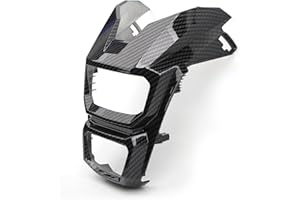 Mokuo Motorcycle Headlight Cover Carbon Fibre Fit for 2016-2020 Honda Grom msx125 Fairing Kit Parts