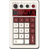 8BitDo Retro 18 Mechanical Numpad, Supports Calculator Mode, Bluetooth / 2.4G / Wired Numpad for Windows and Android - Fami Editi