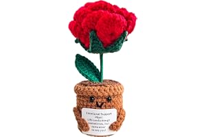 KIAYOO Ros Presenter För Kvinnor Män, Känslomässigt Stöd Växt Jul Positiv Blomma Lämnar Krya På Dig Tänker På Tack Presenter