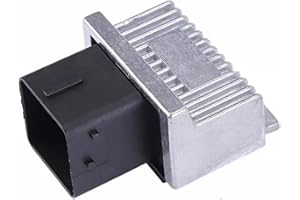 Bohaner 9640469680A Glow Plug Relay Control Unit Glow Plug System Relay Module 598140 For Citroen Berlingo C1 C2 Peugeot 308 407 508 12V 7-Pins Black