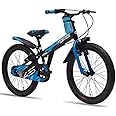 Hero Pistol | 20T Kids BMX Cycle | Semi-Fat Tyres 20 * 2.40 | Non-Suspension | Single Speed | Power Brakes (Black/Blue)