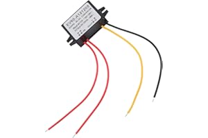 TBEST Convertisseur abaisseur de Tension CA 10-28 V vers CC 12 V Module d'alimentation abaisseur CA CC Transformateur de Tension Module d'alimentation (5 A)