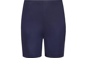 Galaxy Mart UK Girls/Boys Cotton Lycra Cycling Shorts Kids Childrens School Gym Dance Shorts