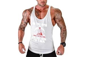 BODYGO Uomo Canotte Sportivo Bodybuilding Canotterie Palestra Muscolo Formazione Veste Sport Tank Top Senza Manica