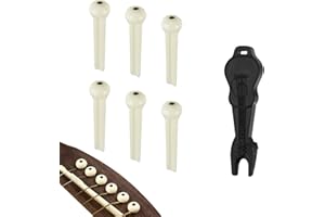 CZDTQ Acoustic Guitar Pegs,Acoustic Guitar Bridge Pins,Maintenance Tool Kit,Parts Replacement Set,For Enhanced Sound And Easy Installation