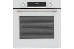 Bosch HBS534BW0B Serie 4 Built-in Oven with EcoClean Direct, Cleaning Assistance, 3D Hotair and LED display, 60 x 60 cm, White