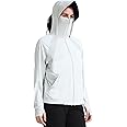 FABSPORTS Women's UV Protection Sun Screen Jacket, Full Zip Sun Protection Clothing, Lightweight with UPF 50+ Protection for Outdoors, with Pockets, Sun Protective Clothing for Women