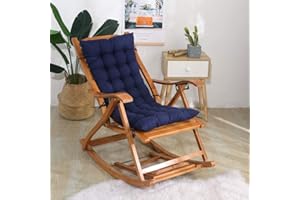 XFXDBT Coussin De Chaise Longue Soutien du Haut du Dos,épais Extra Large Coussin De Fauteuil Relax Coussin Bain De Soleil Rocking Chair Coussin Jardin Coussin-Marine 40x110cm