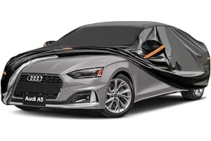 GUNHYI Autoabdeckung Wasserdicht und atmungsaktiv, Vollgarage Autoplane mit 7 Schichten Material zum Schutz vor Regen, Schnee, Sonne im Winter. Abdeckplane Geeignet für Limousine (470 zu 490 cm) 3XL