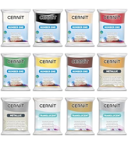 Assortiment De 12 Couleurs De Pâte Cernit Essentials X1 - Perles & Co