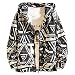 Produktbild Herren Kapuzenjacke Wasserdicht Regenjacke Zipper College Jacke Oldschool Hip Hop Sweatjacke Hippie Ubergangsjacke Frühling Herbst Softshell Jacket Windbreaker Sportjacke Outdoorjacke Windjacke