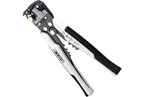 AIRAJ PRO Wire Stripper,10-24 AWG Wire Strippers Electrical with Spring Loaded Handles,Stripper Cutter for Electricians Distribution Box Repair