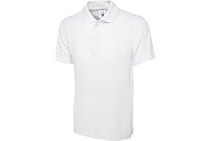 MAD INK Mens & Womens Classic Polo Shirt Short Sleeve Plain Tee Top Casual Work Sports