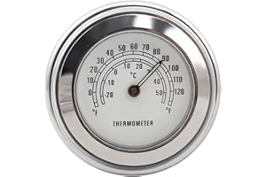 HUAMENGYUAN Termómetro para Manillar de Moto,termómetro de montaje en manillar para motocicleta impermeable Accesorios para motocicletas