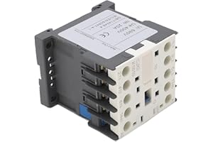 HILITAND 220V 16A AC Contactor Thickened Silver Point Contactor Silver Contact 3P Circuit Load Normally Open Contactor Switch Controller