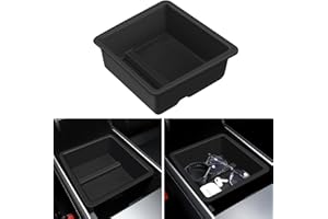 ZYB Tesla Model Y Model 3 Organizador Reposabrazos Consola Central,Organizador Apoyabrazos Tesla Model Y Model 3 Caja de Almacenamiento,Storage Box Interior Accesorios Tesla Model 3/Model Y 2023-2019