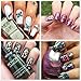 Ejiubas Wonders of Life Style Stamping Plate Double-sided Design Nail Art Image Plate Nail Stamp Collection - Pack of 2