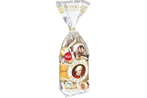 VICTOR SCHMIDT Mozart Kugeln Cioccolatini ripieni di marzapane e crema alla gianduia, ricoperti da cioccolato bianco