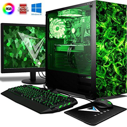 VIBOX Killstreak GMR760-366 Gaming PC Ordenador de sobremesa con Cup n de Juego Win 10 22 HD Monitor 4 3GHz Ryzen 8-Core Nvidia GeForce GTX 1060 Tarjeta Grafica 8GB DDR4 RAM 1TB HDD-SSD VIBOX Killstreak GMR760-366 Gaming PC Ordenador de sobremesa con Cup n de Juego Win 10 22 HD Monitor 4 3GHz Ryzen 8-Core Nvidia GeForce GTX 1060 Tarjeta Grafica 8GB DDR4 RAM 1TB HDD-SSD