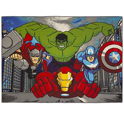 Preisvergleich Produktbild Teppich Avengers City Marvel