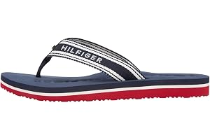 Tommy Hilfiger dam Th Webbing Summer Sandal Fw0fw09193Flip Flops