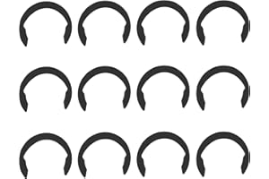 CRVICV Retaining Clip Rings Compatible with Cricut Maker and Explore air, Keep Rubber Roller Wheel from Moving, Rubber Roller Resolution for Cricut Maker [12 pcs]