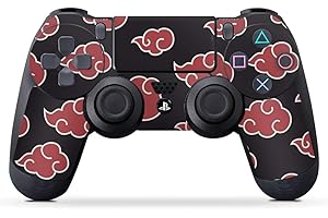 DeinDesign Skin Compatibile con Sony Playstation 4 PS4 Controller Pellicola Adesivi Prodotto Ufficiale su Licenza Naruto Shippuden Akatsuki