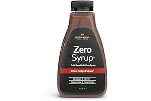 THE PROTEIN WORKS Protein Works - Zero Syrups 425ml | Choc Fudge |Guilt Free Dessert Topping Sauce | Fat Free & Sugar Free | Vegan & Keto Friendly