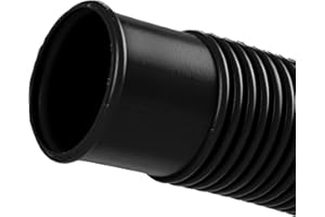 LIONFLEX Solarschlauch Poolschlauch Schwimmbadschlauch mit angeformten Muffen 1 m | DN 32 mm | versch. Längen (21 m)