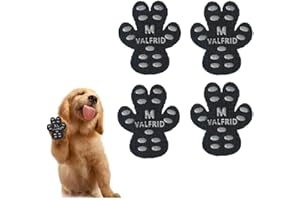 VALFRID Anti-Rutsch Pfotenschutz für Hunde 40 Stücke,Selbstklebende Silikon-Gel Beständig rutschfest Traktion Hund Schuhe Hundeschuhe Hundesocken Ersetzen M