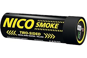 RAKETENMODELLBAU KLIMA NICO Smoke, 50 s, gelb, two-sided